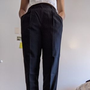 Vintage black wool trousers